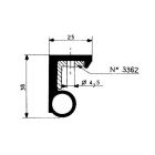 Fermod deurrubber 3550